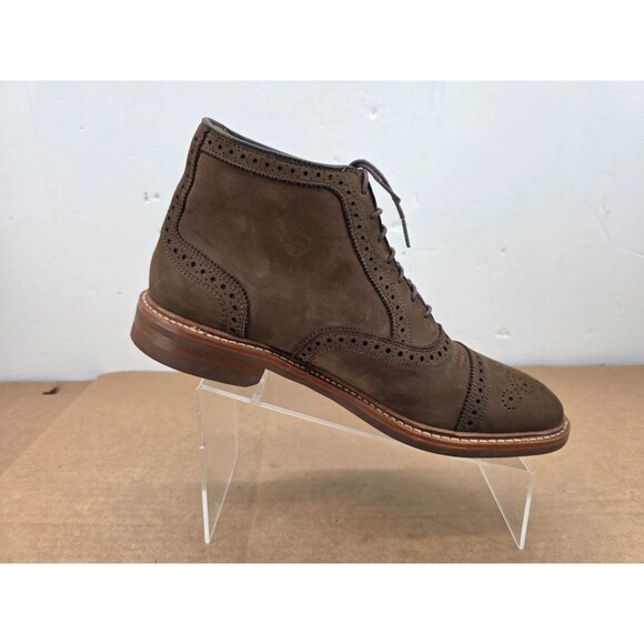Allen Edmonds Hamilton Nubuck Weatherproof Oxford Dress Boot Brown 5125 Sz 10D main image 5